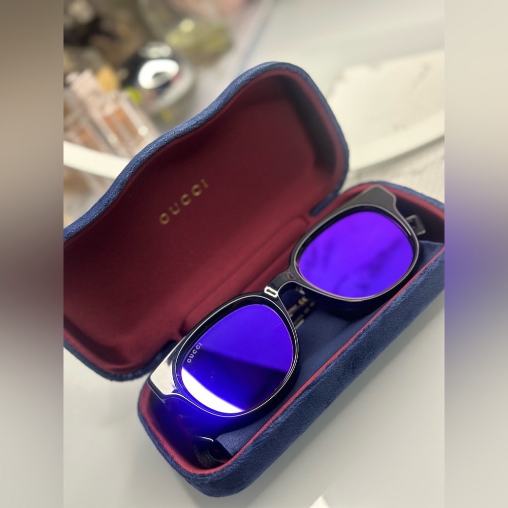 Gucci 53mm Round Mountain Sunglasses